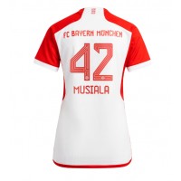 Bayern Munich Jamal Musiala #42 Hjemmebanetrøje Dame 2023-24 Kortærmet